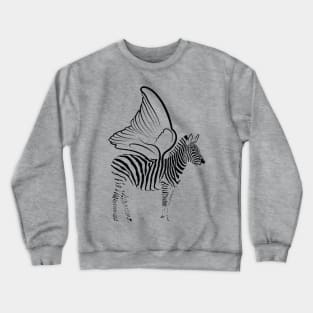 zebra stripes Crewneck Sweatshirt